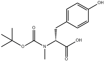 N-[叔丁氧羰基]-N-甲基-D-酪氨酸, 178208-61-2, 结构式