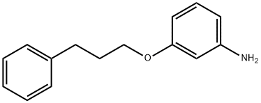 3-(3-フェニルプロポキシ)アニリン 化学構造式