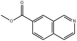 METHYL ISOQUINOLINE-7-CARBOXYLATE Struktur