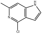 4-氯-6-甲基-5-氮杂吲哚, 178268-92-3, 结构式