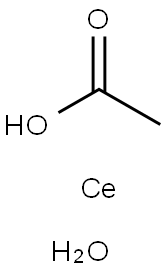 CERIUM(III) ACETATE HYDRATE Struktur