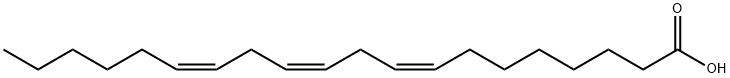 CIS-8,11,14-EICOSATRIENOIC ACID Structure