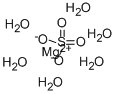 MAGNESIUM SULFATE HEXAHYDRATE 化学構造式