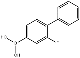 2-Fluoro-4-biphenylylboronic acid Structure
