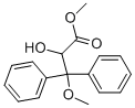 Benzenepropanoic  acid,a-hydroxy-b-methoxy-b-phenyl-,methyl  ester Struktur