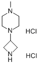 PIPERAZINE, 1-(3-AZETIDINYL)-4-METHYL-, DIHYDROCHLORIDE, 178311-93-8, 结构式