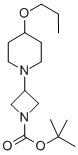3-(4-PROPOXY-1-PIPERIDINYL)-1-BOC-AZETIDINE Structure