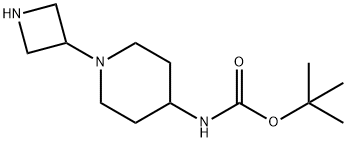 [1-(3-AZETIDINYL)-4-PIPERIDINYL]-CARBAMIC ACID 1,1-DIMETHYLETHYL ESTER 化学構造式