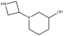 1-(3-AZETIDINYL)-3-PIPERIDINOL Structure