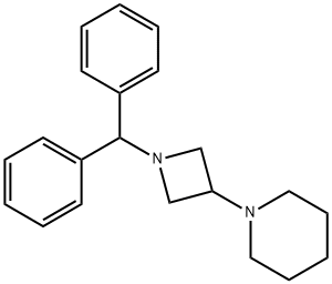 1-[1-(DIPHENYLMETHYL)-3-AZETIDINYL]PIPERIDINE Structure
