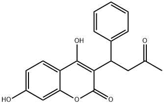 7-HYDROXYWARFARIN Structure