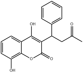 8-HYDROXYWARFARIN Struktur
