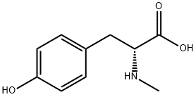 N-甲基-D-酪氨酸 结构式