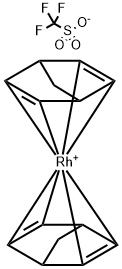 Bis(norbornadiene)rhodium(I)  trifluoromethanesulfonate Structure