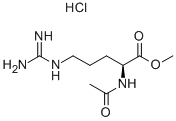 N-アセチル-L-アルギニンメチルエステル塩酸塩 化学構造式