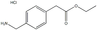 4-氨甲基-苯乙酸乙酯(HCL) 结构式