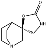 Spiro[1-azabicyclo[2.2.2]octane-3,5-oxazolidin]-2-one, (3S)- (9CI) Structure