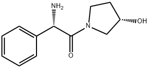 (2S,3'S)-N-3-HYDROXYPYRROLIDIN-PHENYL-GLYCINAMIDE
 化学構造式