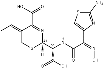 (R,Z)-2-((R)-((Z)-2-(2-aMinothiazol-4-yl)-2-(hydroxyiMino)acetaMido)(carboxy)Methyl)-5-ethylidene-5,6-dihydro-2H-1,3-thiazine-4-carboxylic acid|CEFDINIR THIAZINE ANALOG