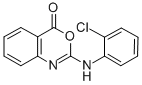 2-(2-CHLOROANILINO)-4H-3,1-BENZOXAZIN-4-ONE Structure