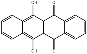6,11-二羟基-5,12-萘并萘二酮, 1785-52-0, 结构式