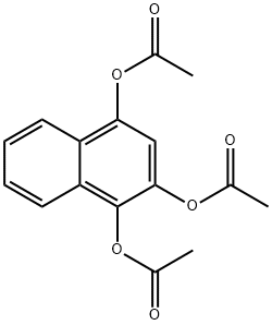 naphthalene-1,2,4-triyl triacetate Structure