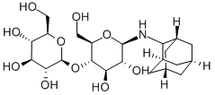4-O-beta-D-Glucopyranosyl-N-tricyclo(3.3.1.1(sup 3,7))dec-2-ylbeta-D-g lucopyranosylamine Struktur