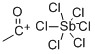 METHYLOXOCARBENIUM(ACETYL)HEXACHLOROANTIMONATE 结构式