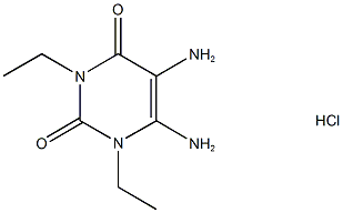 5,6-Diamino-1,3-diethyluracil Hydrochloride Structure