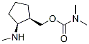 Carbamic acid, dimethyl-, [2-(methylamino)cyclopentyl]methyl ester, cis- (9CI) Struktur
