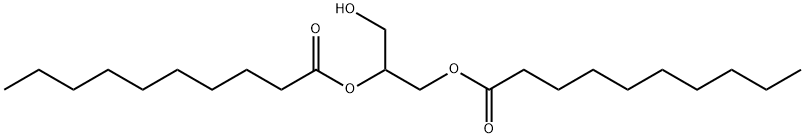 1,2-didecanoylglycerol Structure