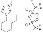 1-甲基-3-正辛基 双[(三氟甲基)磺酰基]酰胺 结构式
