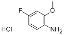 4-Fluoro-2-methoxyaniline hydrochloride Struktur
