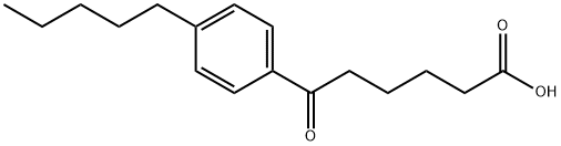 6-OXO-6-(4-N-PENTYLPHENYL)HEXANOIC ACID Structure