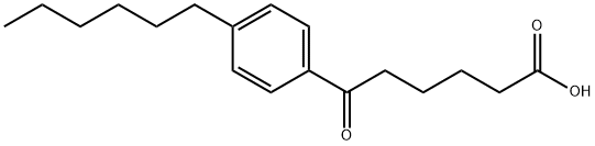 6-(4-HEXYLPHENYL)-6-OXOHEXANOIC ACID Structure