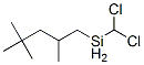 メチルジクロロ(2,4,4-トリメチルペンチル)シラン 化学構造式