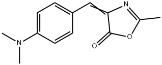 4-[4-(Dimethylamino)benzylidene]-2-methyl-1,3-oxazol-5(4H)-one Struktur