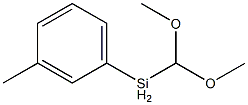 P-トリルメチルジメトキシシラン 化学構造式