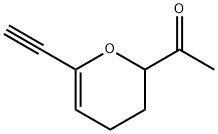 Ethanone,1-(6-ethynyl-3,4-dihydro-2H-pyran-2-yl)- Struktur