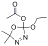 1,3,4-Oxadiazol-2-ol,2-ethoxy-2,5-dihydro-5,5-dimethyl-,acetate(ester)(9CI) Struktur