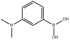 3-(N,N-ジメチルアミノ)フェニルボロン酸 化学構造式