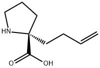 L-Proline, 2-(3-butenyl)- (9CI) 结构式