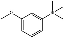 3-メトキシフェニルトリメチルシラン 化学構造式
