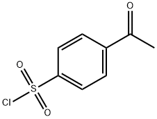 4-Acetylbenzenesulfonyl chloride Struktur