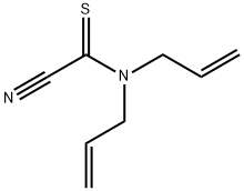 Carbonocyanidothioic  amide,  di-2-propenyl-  (9CI) Structure