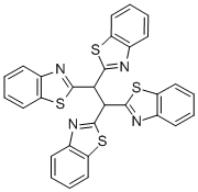 2,2',2'',2'''-(1,2-Ethanediylidene)tetrakisbenzothiazole Struktur