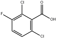 2,6-二氯-3-氟苯甲酸,178813-78-0,结构式
