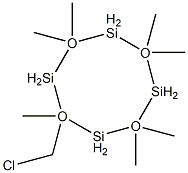 Chloromethylheptamethylcyclotetrasiloxane 结构式