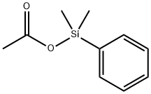 ジメチルフェニルシラノールアセタート 化学構造式