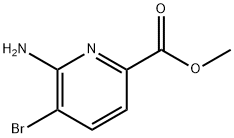 METHYL 6-AMINO-5-BROMOPICOLINATE Structure